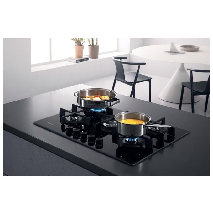 Whirlpool GOWL 758-NB Piano Cottura a Gas 5 Zone 75cm Nero