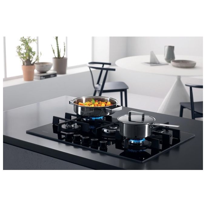 Whirlpool GOWL 758-NB Piano Cottura a Gas 5 Zone 75cm Nero