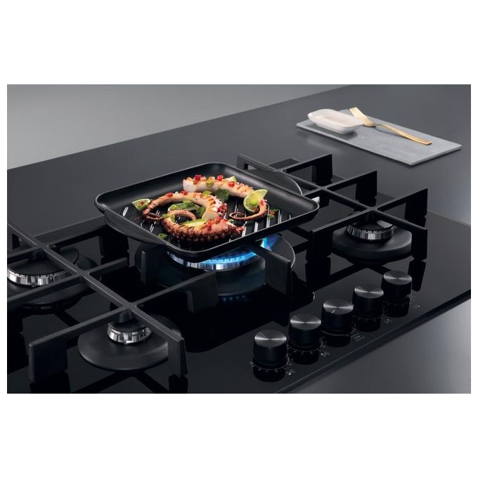 Whirlpool GOWL 758-NB Piano Cottura a Gas 5 Zone 75cm Nero