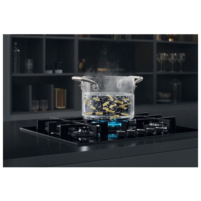 Whirlpool GOWL 758-NB Piano Cottura a Gas 5 Zone 75cm Nero