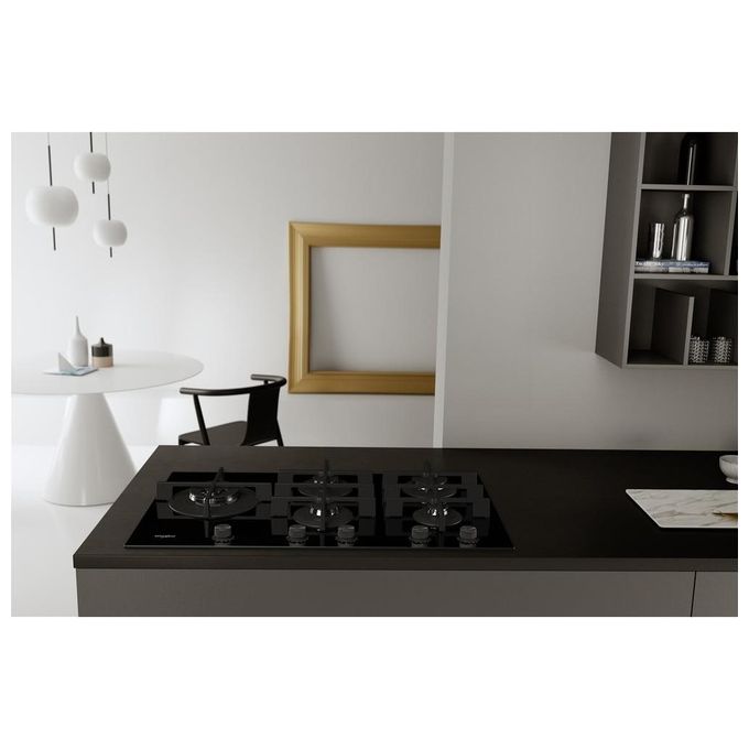 Whirlpool GOWL 958-NB Piano Cottura a Gas 5 Zone 86 cm Nero