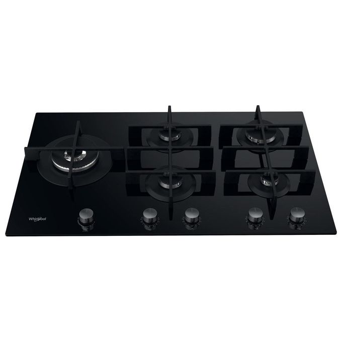 Whirlpool GOWL 958-NB Piano Cottura a Gas 5 Zone 86 cm Nero