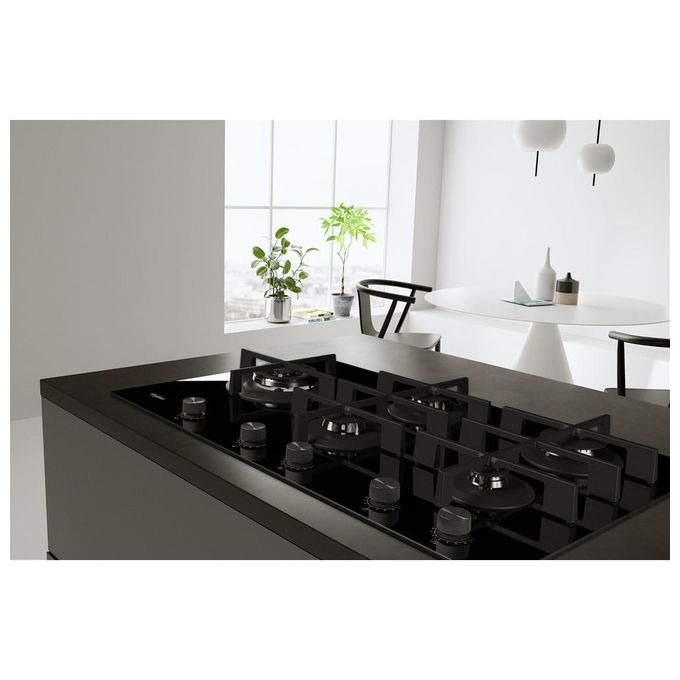 Whirlpool GOWL 958-NB Piano Cottura a Gas 5 Zone 86 cm Nero