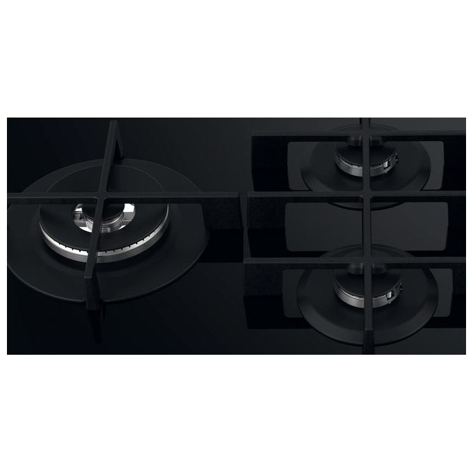 Whirlpool GOWL 958-NB Piano Cottura a Gas 5 Zone 86 cm Nero