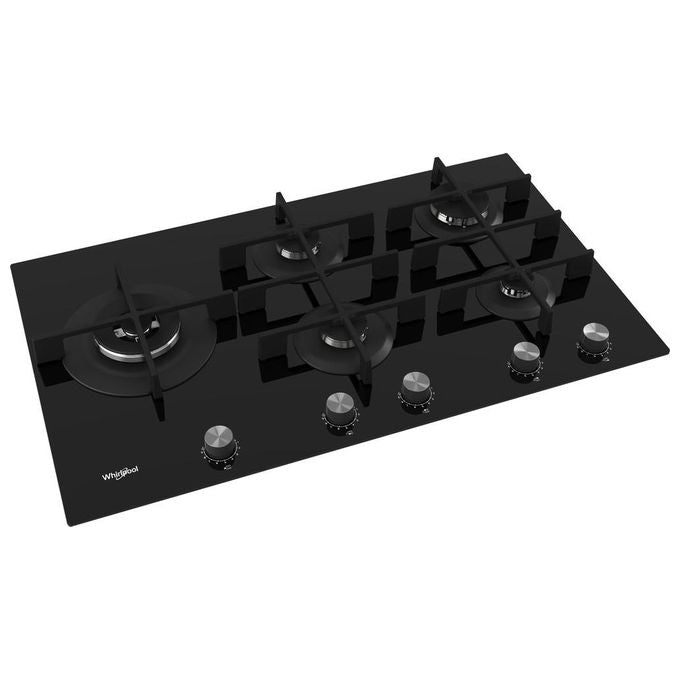 Whirlpool GOWL 958-NB Piano Cottura a Gas 5 Zone 86 cm Nero