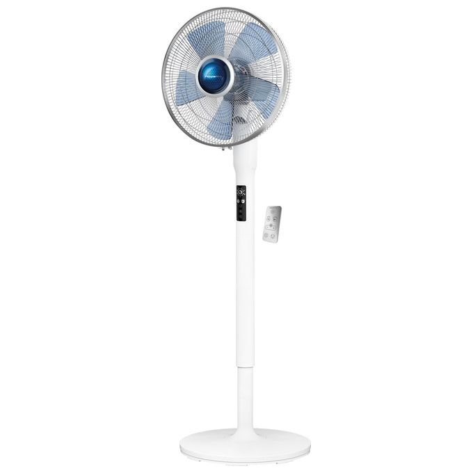 Rowenta VU5870 Turbo Silence Extreme+ Ventilatore a Piantana Regolabile con 5 Velocita' Altezza Fino a 145 cm Colore Bianco