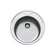 APELL CIVIFRIPC Lavello Cucina 1 Vasca Incasso Tondo Diametro 51 cm materiale Acciaio Inox finitura Prelucido