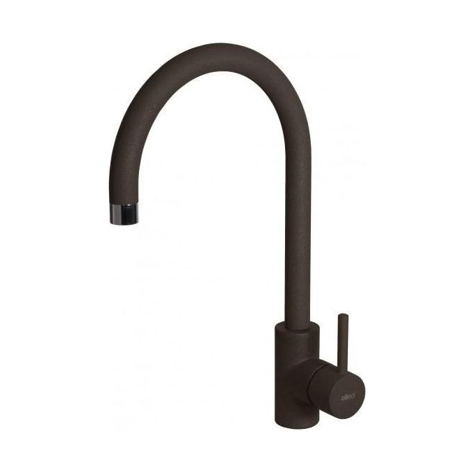 Elleci MMKCLO78 Cloud Miscelatore monocomando con canna girevole Modern Espresso Marrone 78