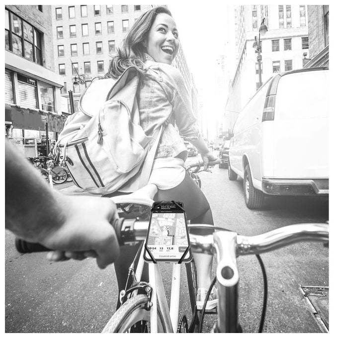 Celly Swipe Supporto per Smartphone da Bici Nero