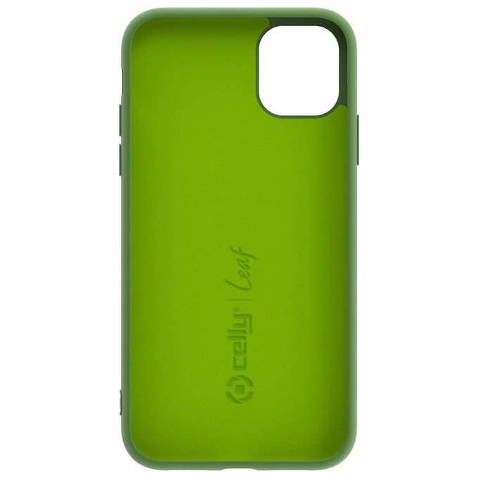 Celly Leaf Cover per iPhone 11 Verde