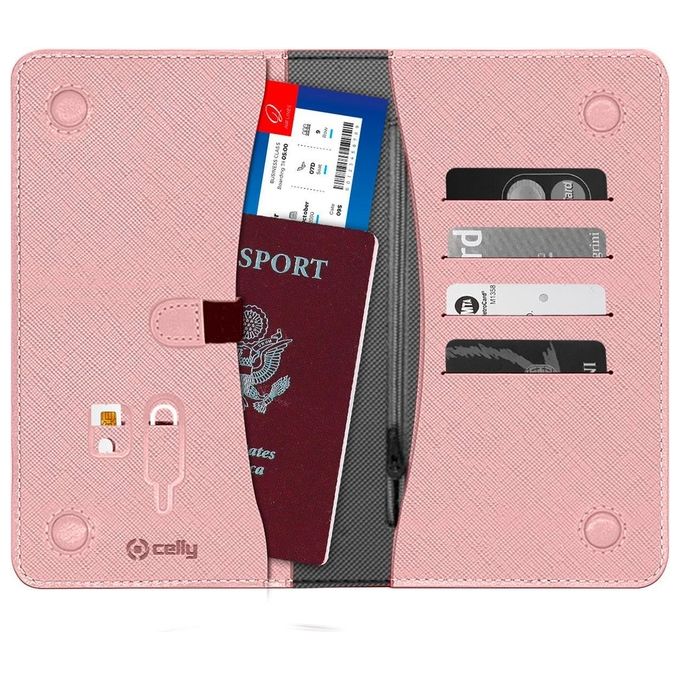 Celly Venere Passport Holder Porta Passaporto Rosa