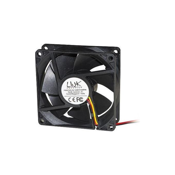 Link ventola 120x120x25 12 volt connettore 3 fili con viti incluse