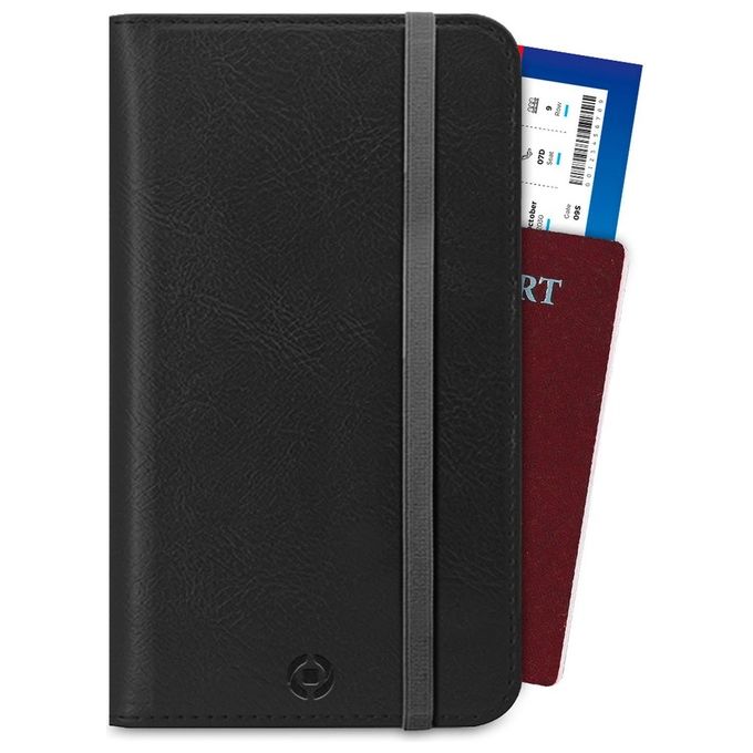 Celly Duomo Passport Holder Porta Passaporto Nero