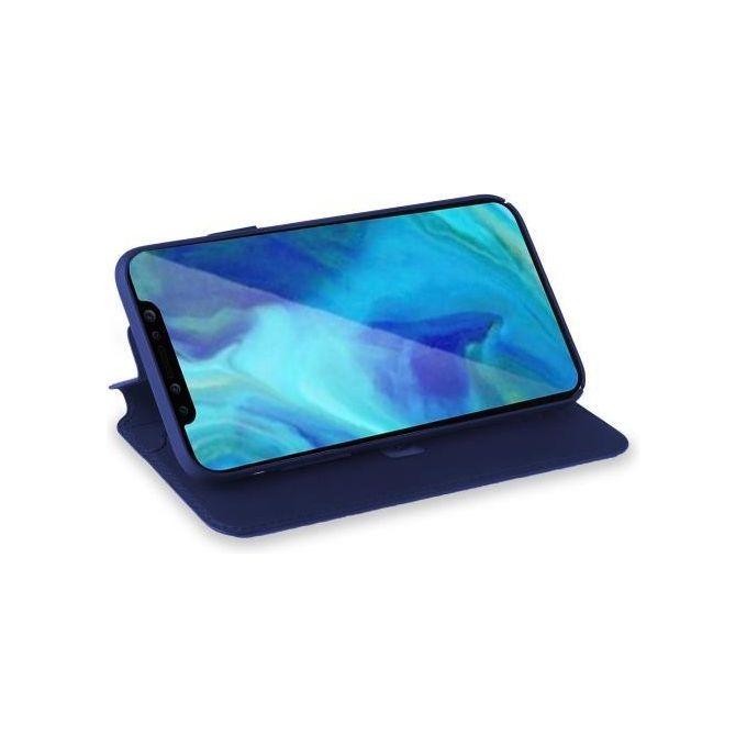 Celly Prestige Cover per iPhone XS Max Blu