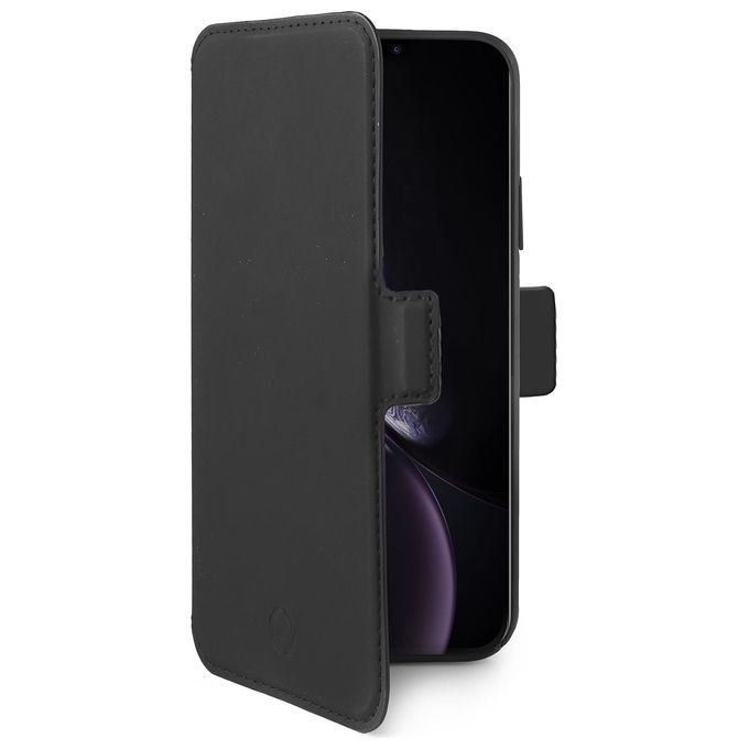 Celly Prestige Magnetic Cover per iPhone XR Nero