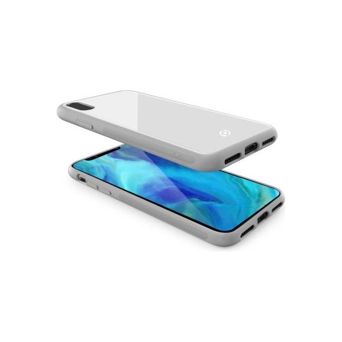 Celly Diamond Case per iPhone XR Bianco