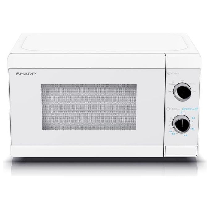 Sharp YC-MS01E-C Forno a Microonde Capacita' 20 Litri Potenza 800W Controllo meccanico 5 Livelli di potenza Bianco