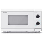 Sharp YC-MS01E-C Forno a Microonde Capacita' 20 Litri Potenza 800W Controllo meccanico 5 Livelli di potenza Bianco
