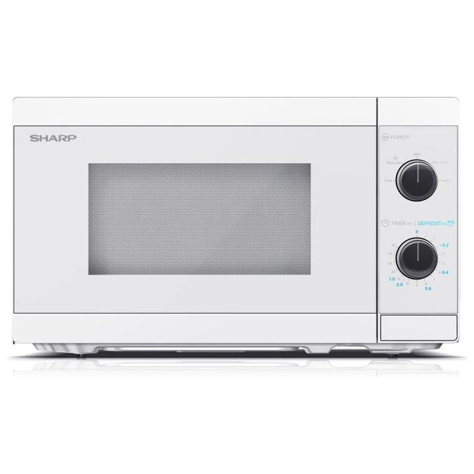 Sharp YC-MS01E-C Forno a Microonde Capacita' 20 Litri Potenza 800W Controllo meccanico 5 Livelli di potenza Bianco