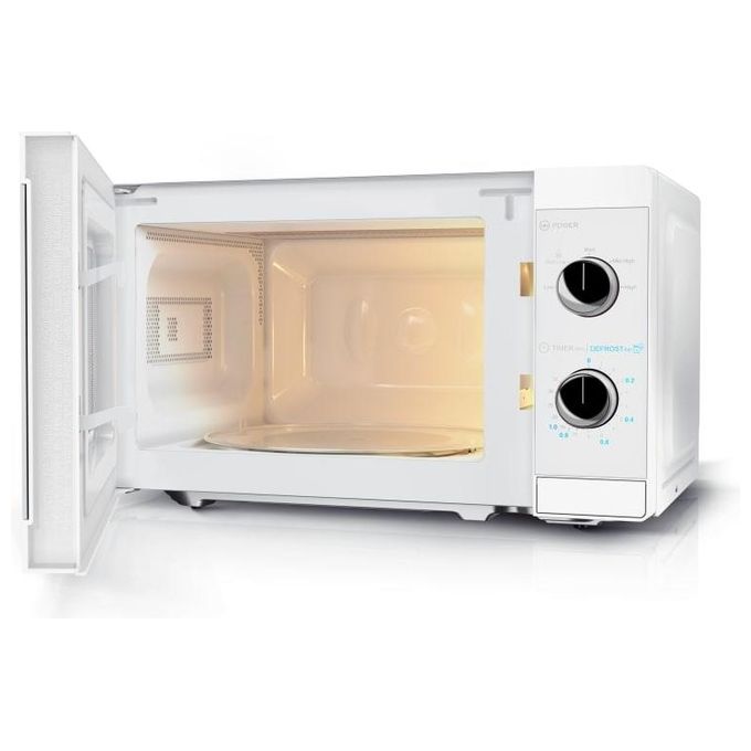 Sharp YC-MS01E-C Forno a Microonde Capacita' 20 Litri Potenza 800W Controllo meccanico 5 Livelli di potenza Bianco
