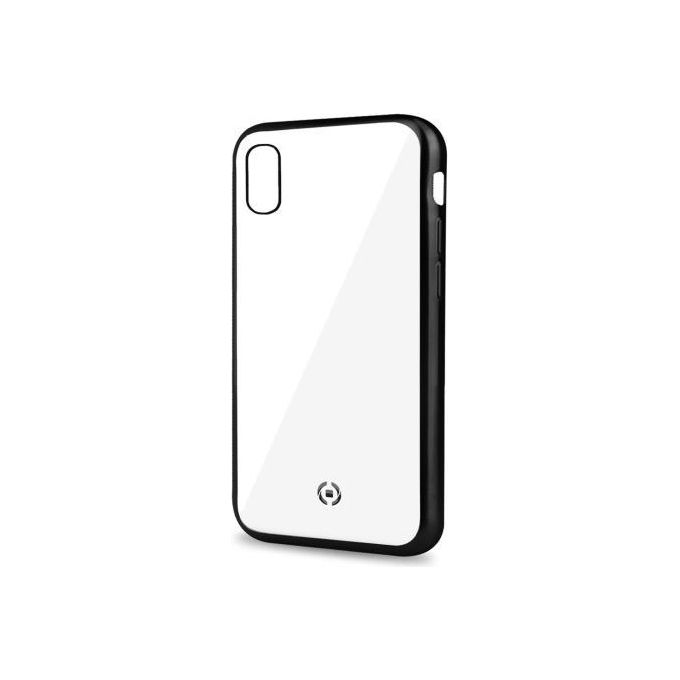 Celly Laser Matt Cover per iPhone XR Nero