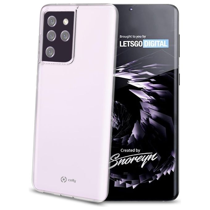 Celly Tpu Cover per Samsung Galaxy S21 Ultra 5G Trasparente