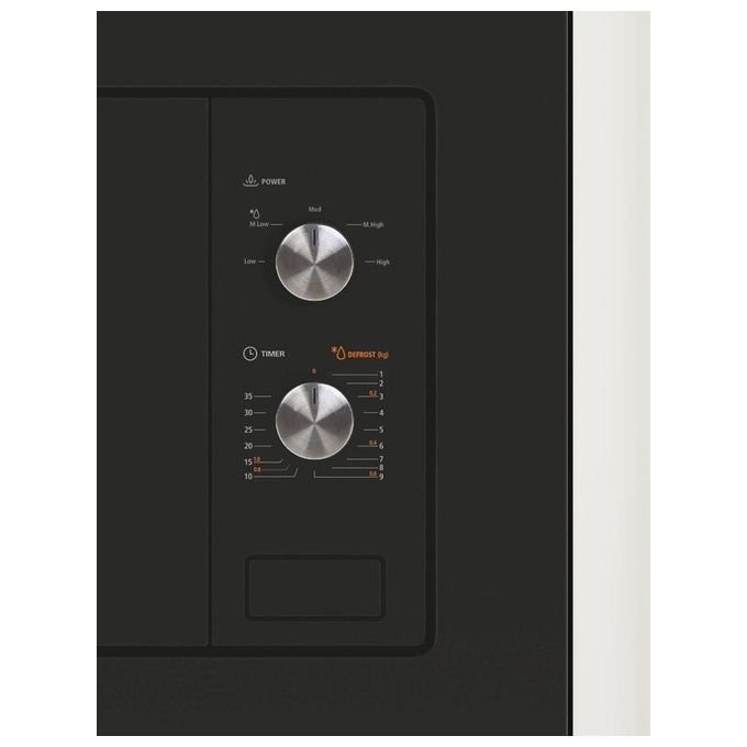 Candy MIS1730B Microonde da Incasso sotto pensile Capacita' 17 Litri 1000 W Controllo manuale SOLO 60 cm Nero