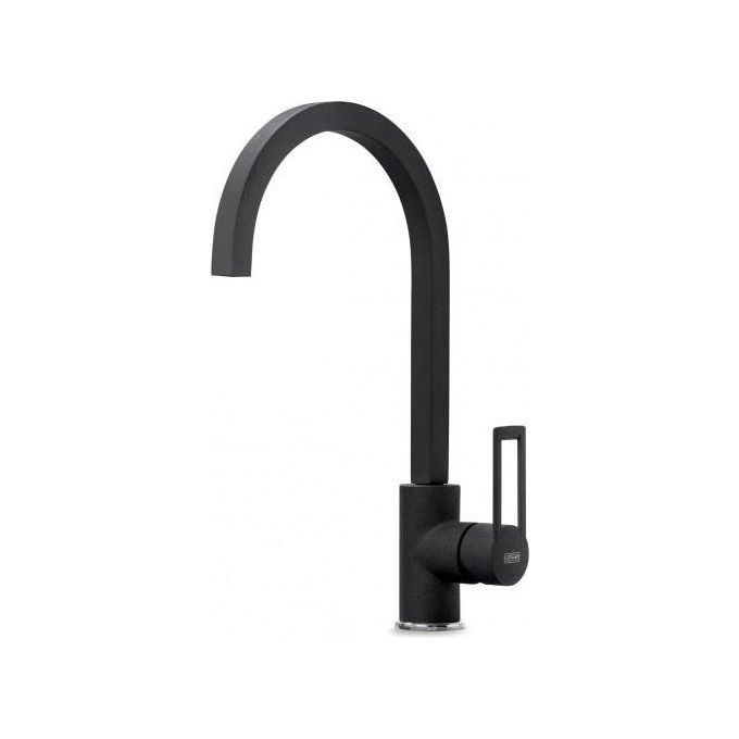 ELLECI MGKBRI40 Bridge Miscelatore monocomando Canna girevole Modern Nero Full Black 40