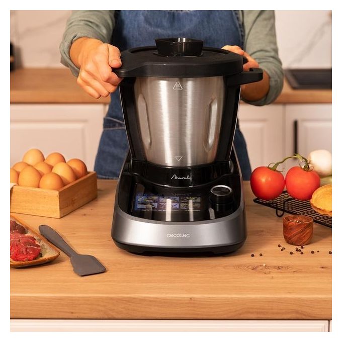 Cecotec Multicooker Mambo Touch con Caraffa Habana Robot da Cucina 1600W 3,3 Litri 37 Funzioni Inox Nero