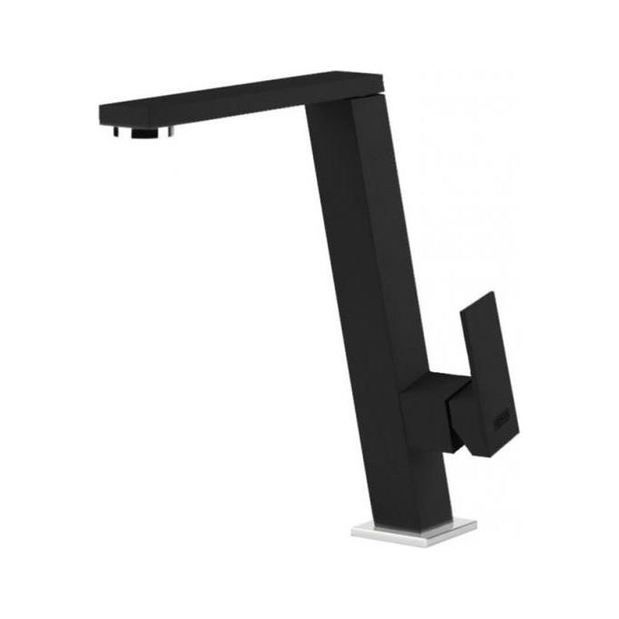 ELLECI MKKBLA86 Blade Miscelatore monocomando con canna girevole inclinata Design Kuro 86 Nero Assoluto
