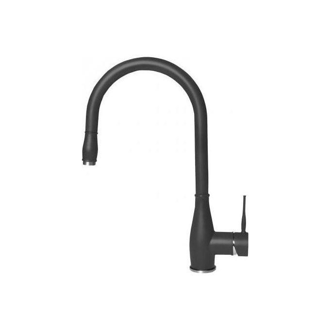 Elleci MGKNEV59 Neva Miscelatore monocomando  con canna girevole e doccetta estraibile Classic Antracite 59