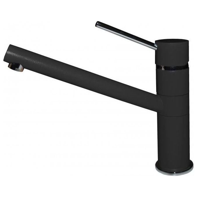 ELLECI MGKSAV40 Sava Miscelatore monocomando con canna bassa girevole Modern Nero 40