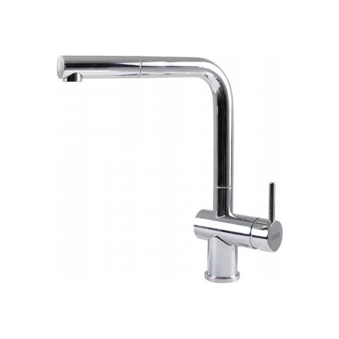 ELLECI MIKSTPCR Stream Plus Miscelatore monocomando con canna girevole e doccetta estraibile Modern Cromato