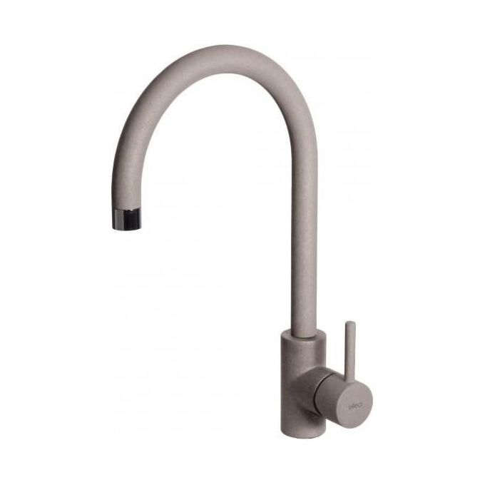Elleci MGKCLO43 Cloud Miscelatore monocomando con canna girevole Tortora 43