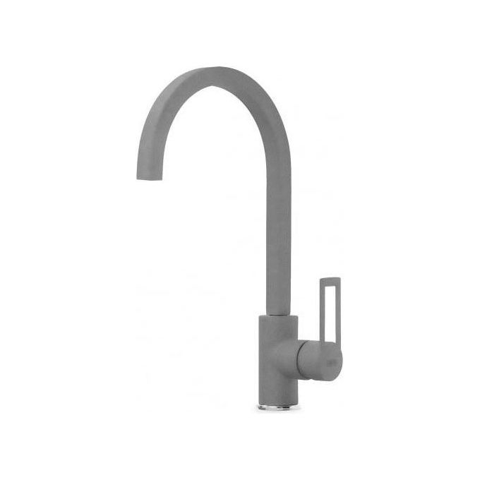 Elleci MGKBRI48 Bridge Miscelatore monocomando con canna girevole Modern Grigio Cemento 48