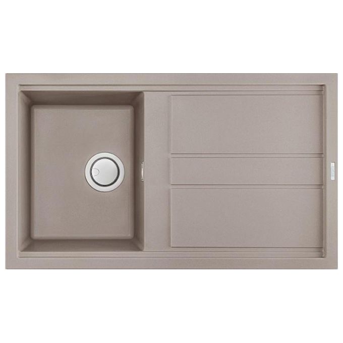 Elleci LGB40043 Best 400 Lavello Granitek Gocciolatoio reversibile 1 Vasca 86 cm Tortora