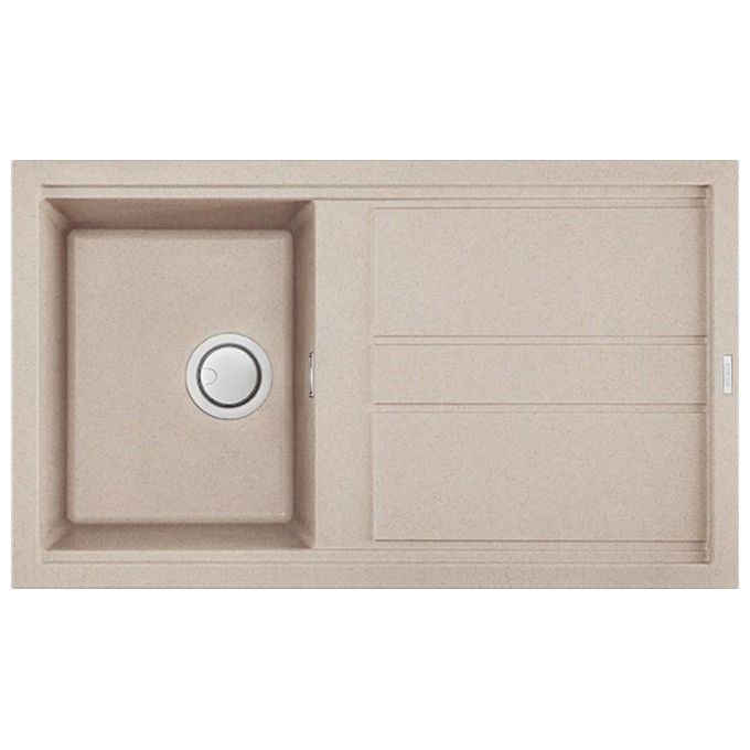 Elleci LGB40051 Best 400 Lavello Granitek gocciolatoio reversibile 1 Vasca 86 cm Avena