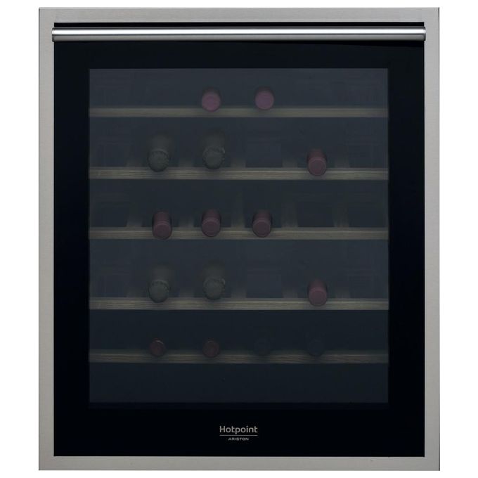 Hotpoint HA6 WC711 Cantinetta Vino 36 Bottiglie Classe energetica G 5 Ripiani in rovere 68 cm Nero