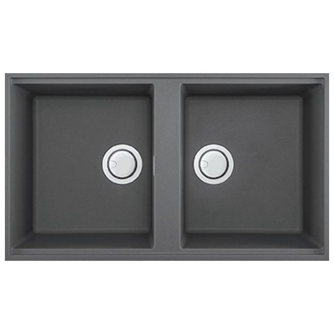 Elleci LMB45073BSO Best 450 Lavello Metaltek 2 Vasche 84 cm Titanio