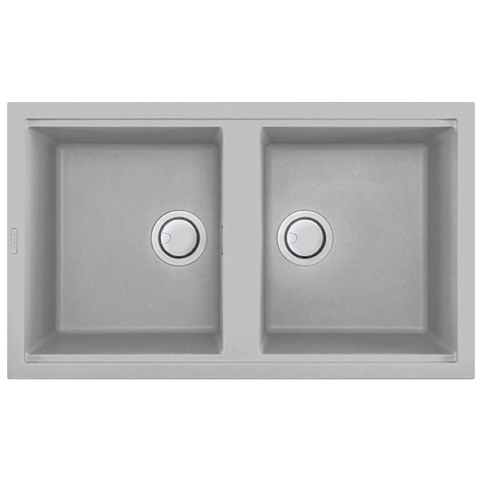 Elleci LMB45079 Best 450 Lavello Metaltek 2 Vasche 84 cm Alluminio