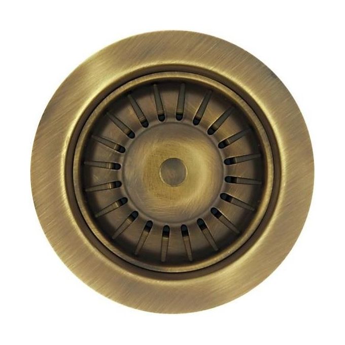 Elleci APM1VCTPGO Piletta 3,5 Con Troppo Pieno 1 Via Ottone Anticato - Golden