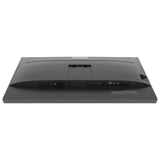 AOC U32P2 - Monitor UHD da 32 pollici, regolabile in altezza (3840 x 2160, 75 Hz, HDMI 2.0, DisplayPort, hub USB), colore: Nero