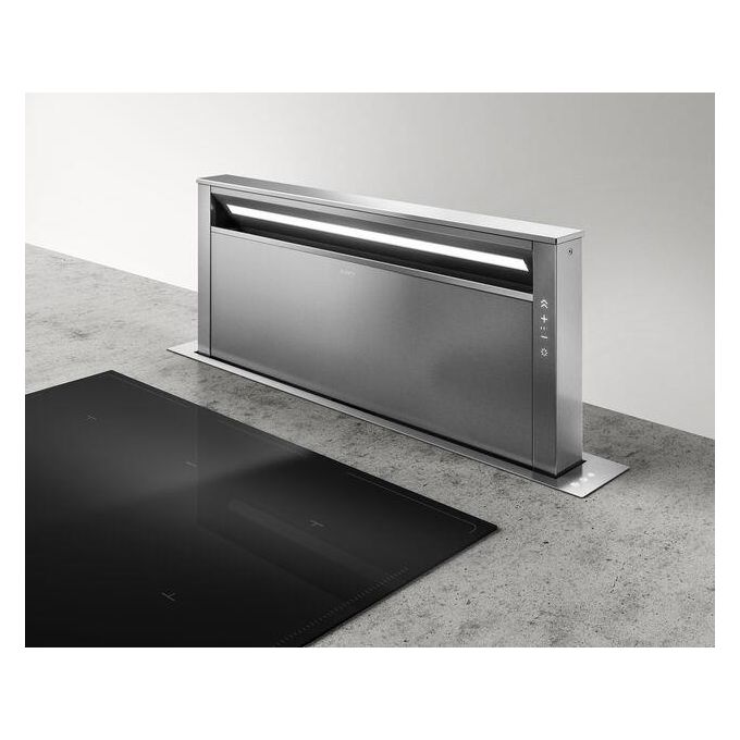 Elica PRF0161680 Elica GETUP IX-A-90 Cappa Downdraft Classe energetica A 5 Velocita' Aspirante Touch Control Infrarossi Illuminazione LED 90 cm Inox