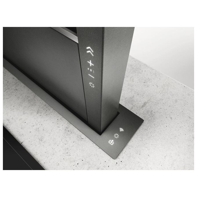 Elica PRF0162869 GETUP NAKED-A-90 Cappa Downdraft Classe energetica A 3 Velocita' Aspirante Touch Control Infrarossi 90 cm Effetto Ghisa