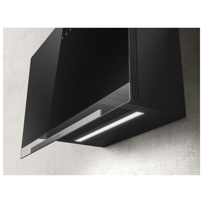 Elica PRF0166939 APLOMB BL-A-90 Cappa a Parete Classe energetica A 3 Veloicta' Aspirante o Filtrante Touch Control 90 cm Vetro Nero