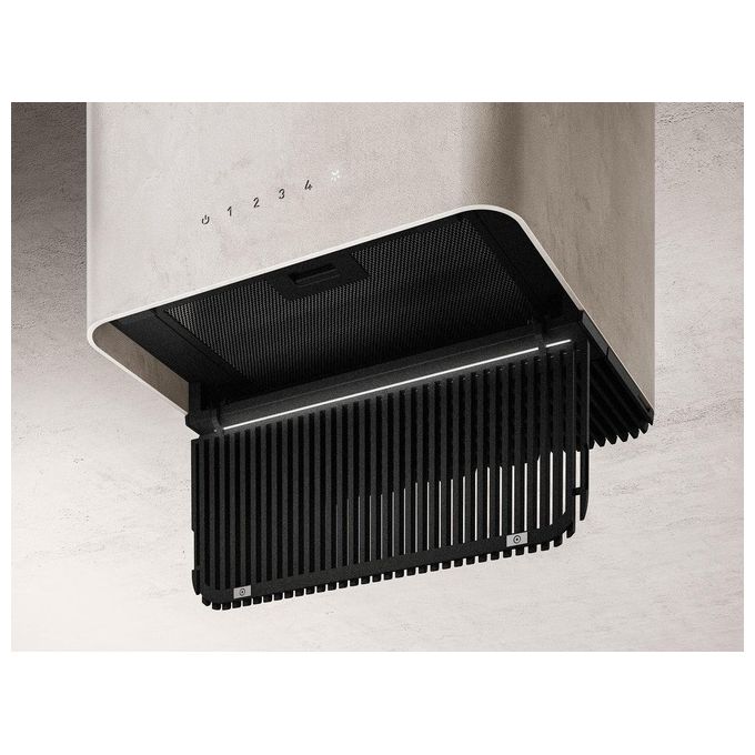Elica PIX CONCRETE-F-42 Cappa a Isola sospesa Classe energetica A 3 Velocita' + Intesiva Filtrante Portata 620 m³-h 42 cm Cemento PRF0146222