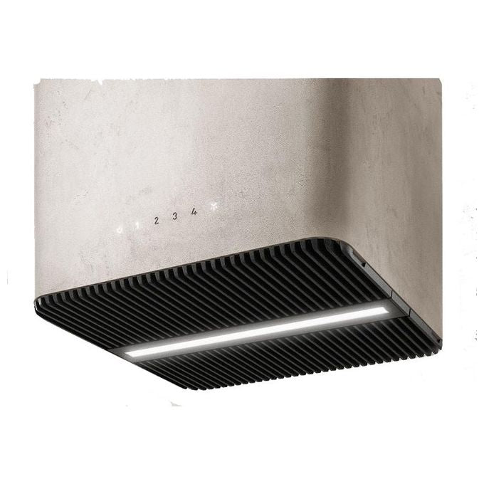 Elica PIX CONCRETE-F-42 Cappa a Isola sospesa Classe energetica A 3 Velocita' + Intesiva Filtrante Portata 620 m³-h 42 cm Cemento PRF0146222