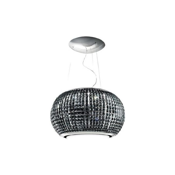 Elica INTERSTELLAR IXBL-F-6 PRF0151809 Cappa Sospesa Classe energetica A 4 Velocita' Filtrante Touch Control Illuminazione LED 65 cm Vetro Nero