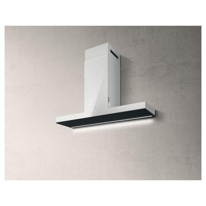 Elica HAIKU WH-A-60 PRF0146268 Cappa a Parete Classe energetica A 3 Velocita' Aspirante Touch Control Illuminazione LED 60 cm Krion Bianco