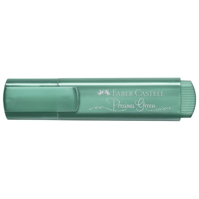 Faber Castell Confezione 10 Evidenziatori Texliner Metallic Verde